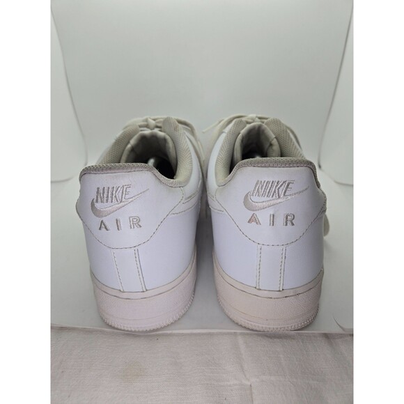 Nike Air Force 1 Low \'07 Shoes Men\'s 13 Triple White Leather Athletic Sneakers main image 5